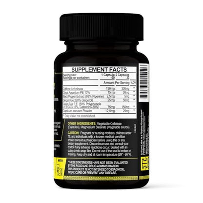 Iridium Labs Kimera Thermogenic Fat Burner - Weight Loss Supplement & Energy Booster