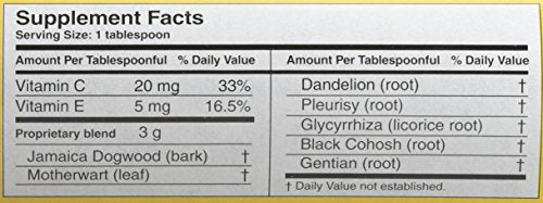 Lydia Pinkham Liquid Herbal Supplement for Menstruation and Menopause Support, 16 Ounce