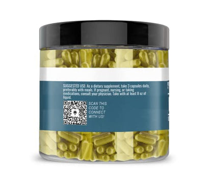 Earthborn Elements Berberine 200 Capsules, Pure & Undiluted, No Additives