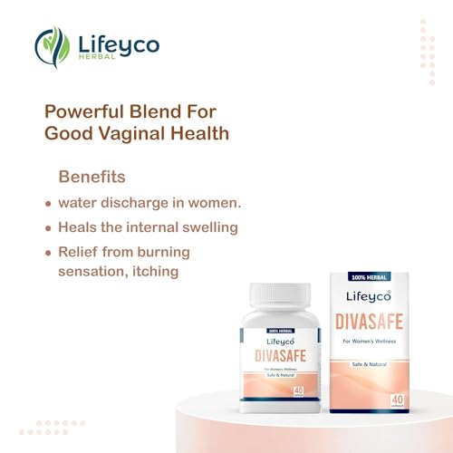 Divasafe Capsules for Abnormal Vaginal Discharge, 100% Natural Formulation Manufactured My Store
