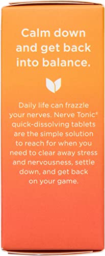 Hyland's Naturals Nerve Tonic Stress Relief Tablets, Natural Relief of Restlessness, Nervousness Hyland's