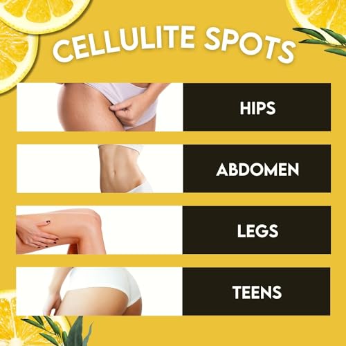 Essentially KateS Anti Cellulite Massage Oil 8 Fl Oz - Helps Break Down Fat Cells in Hip