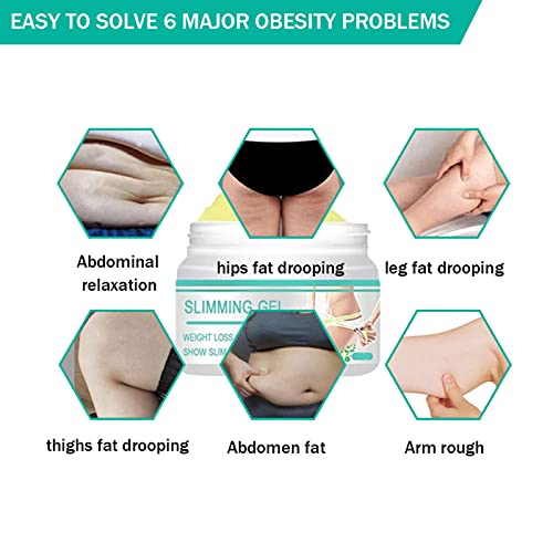 Slimming Cream, Navel Arm Leg Belly Ginger Fat Burning Cream, Weight Loss Skin Firming SURORAIN