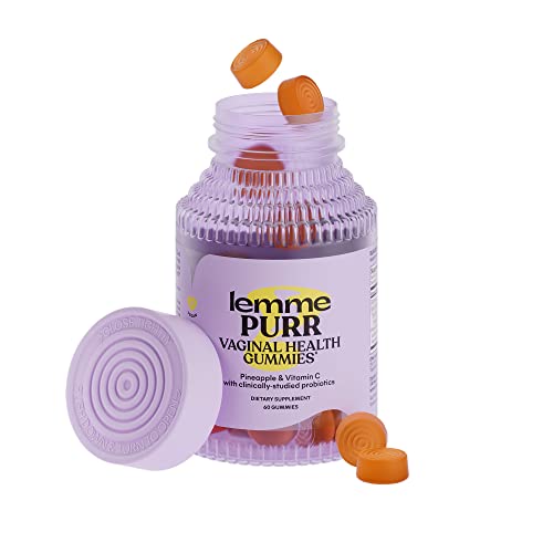 Lemme Purr Vaginal Probiotic Gummies for Women - Balanced pH, Healthy Odor, Yeast Balance & Flora