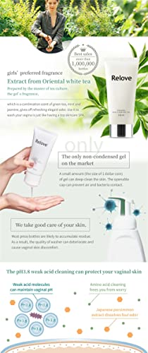 Relove Amino acid feminine Hygiene wash | Gynecologist | Green tea Fragrance Relove