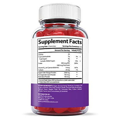 Transform Keto ACV Gummies Extreme Formula 2000MG Vegan Non GMO with Pomegranate