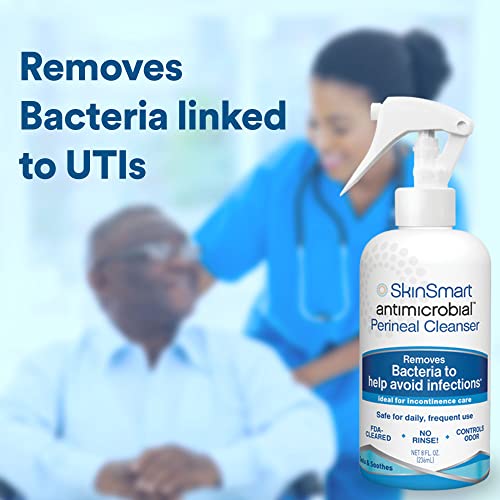 SkinSmart Antimicrobial Perineal Cleanser, Ideal for Incontinence Care SkinSmart Antimicrobial