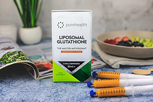 The Most Bioavailable Liposomal Glutathione on The Market Unique Patented Formula Pure Health