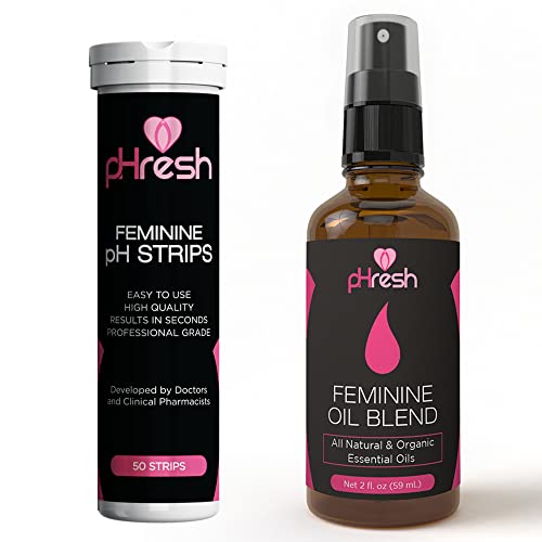 pHresh Feminine Essential Oil Spray & Vaginal pH Test Strips