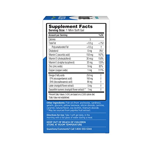 Ocuvite Eye Vitamin & Mineral Supplement, Contains Zinc, Vitamins C, E Ocuvite
