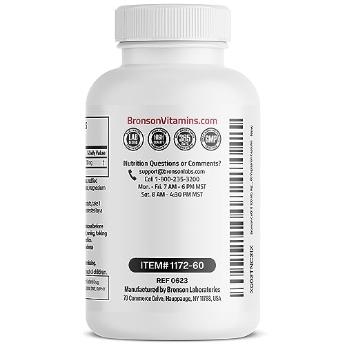 Bronson CoQ10 100 MG High Potency Cellular Energy Production, 60 Vegetarian Capsules Bronson