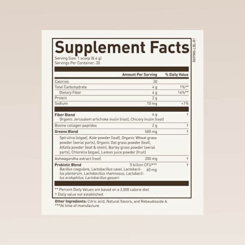 ROUNDHOUSE PROVISION Morning Kick, Powder Supplement for Healthy Digestion ROUNDHOUSE PROVISION