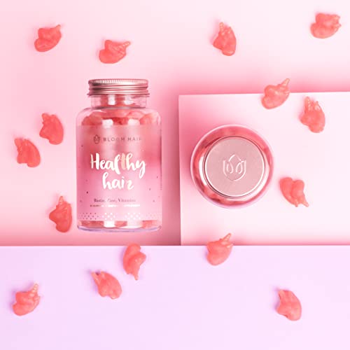 Bloom Hair Gummies for Faster Hair Growth & Biotin Vitamins for Rapid Hair Growth Bloom Hair