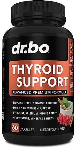 Thyroid Support for Women & Men Supplement - Natural Metabolism, Mood & Energy Enhancer