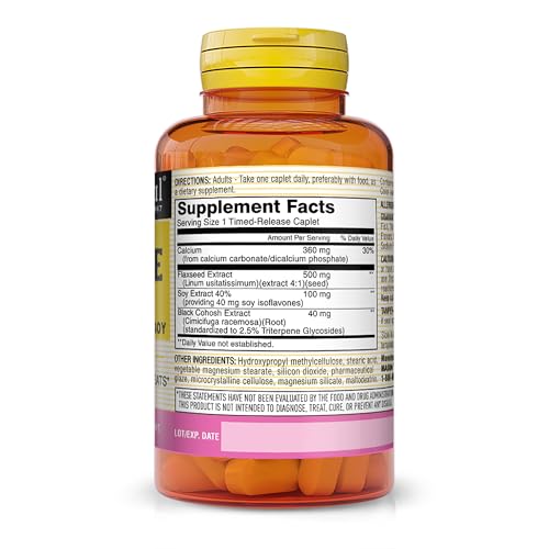 Mason Natural Menopause Trio: Black Cohosh, Flaxseed, & Soy (Extended Release) MASON NATURAL