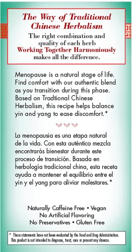 Bravo Tea Menopause Comfort Herbal Tea Caffeine Free, 20 Tea Bags Bravo Tea