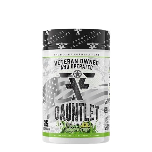 FRONTLINE FORMULATIONS Gauntlet Pre-Workout Powder, Explosive Workouts
