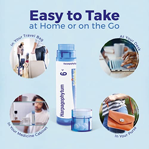 Boiron Harpagophytum 6C Homeopathic Medicine for Arthritis Pain Relief, Pain, Stiffness, Discomfort Boiron