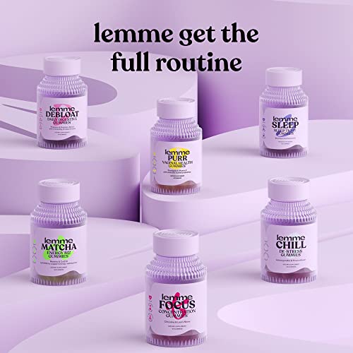 Lemme Purr Vaginal Probiotic Gummies for Women - Balanced pH, Healthy Odor, Yeast Balance & Flora Lemme
