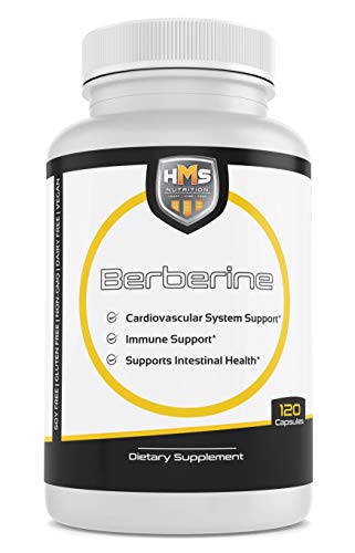 HMS Nutrition 550mg Berberine HCL from Berberis Aristata Root
