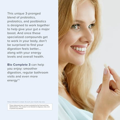 Gundry MD® Bio Complete 3 - Prebiotic, Probiotic, Postbiotic to Support Optimal Gut Health