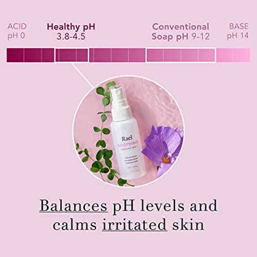 Rael Feminine Spray, Soothing Mist - pH Balance, Intimate Spray for Women, Unscented Rael