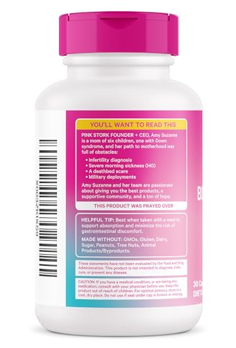 Pink Stork Black Cohosh Supplements for Women - Perimenopause & Menopause Support Pink Stork