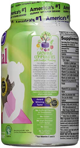 Vitafusion Prenatal Dha and Folic Acid Gummy Vitamins, 90 Each by Vitafusion (Pack of 3) Vitafusion