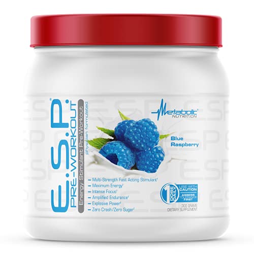 Metabolic Nutrition | ESP - Stimulating Pre Workout, Pre Intra Workout Supplement | Energy