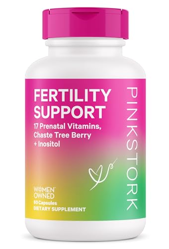 Pink Stork Fertility Supplements for Women - Support Ovulation, Conception