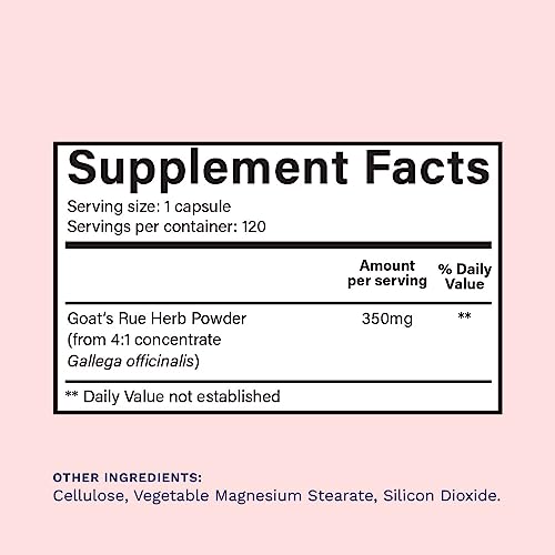 Goat's Rue Lactation Supplement For Increased Breast Milk, Lactation Supplement