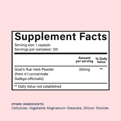 Goat's Rue Lactation Supplement For Increased Breast Milk, Lactation Supplement