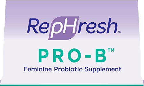 NEW RepHresh Pro-B Feminine Probiotic Supplement Non- Dairy Formula/Vegetarian Capsule, 28ct Rephresh