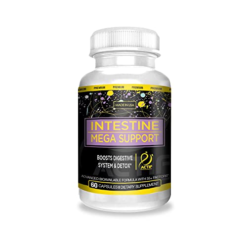 Actif Intestine Mega Support with 30+ Advanced Factors, Deep Cleanse and Repair