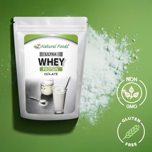 Z Natural Foods Whey Protein Powder Isolate, Unsweetened Protein Powder Enriched