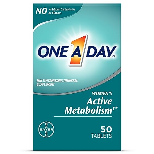 One A Day Women’s Active Metabolism Multivitamin, Supplement with Vitamin A, C, D, E 