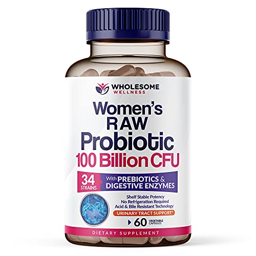 Dr. Formulated Raw Probiotics for Women 100 Billion CFUs with Prebiotics