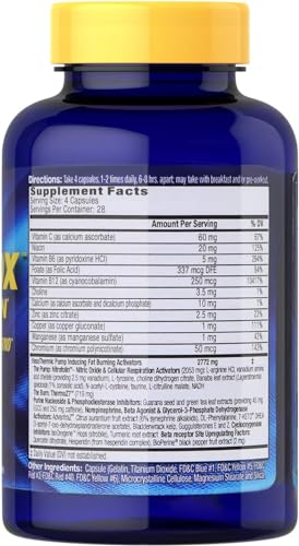 MHP Anadrox Pump & Burn, Nitric Oxide Fat Burning Inferno, 112 capsules