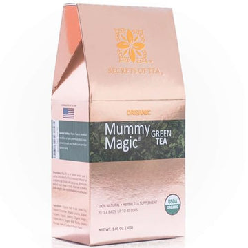 Mummy Magic Slim Tea - 100% Organic- Peach Flavor- Up To 40 Servings - 20 Count