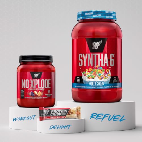 BSN SYNTHA-6 Whey Protein Powder with Micellar Casein, Milk Isolate, Fruity Cereal BSN