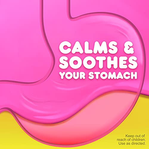 Pepto Bismol Chewable Tablets for Nausea, Heartburn, Indigestion, Upset Pepto Bismol