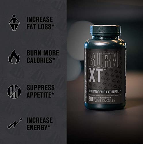 Burn XT Black Thermogenic Fat Burner - Weight Loss Supplement, Appetite Suppressant Jacked Factory