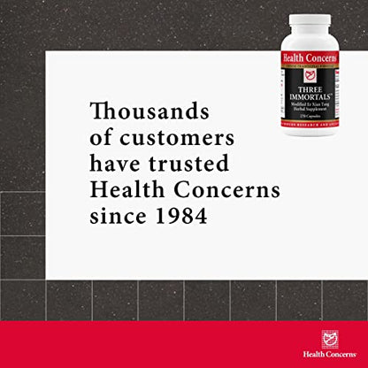 Health Concerns Three Immortals - Menopause Relief - Kidney & Heart Health Supplement - 270 Capsules