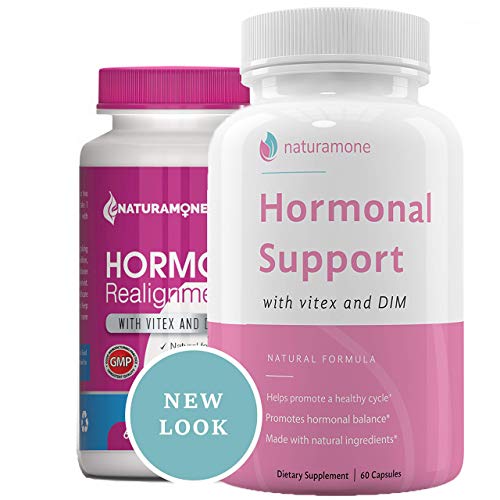 Estrogen Balance with Vitex & DIM for Women by Naturamone - for PMS Relief, Hormonal Acne, Estrogen
