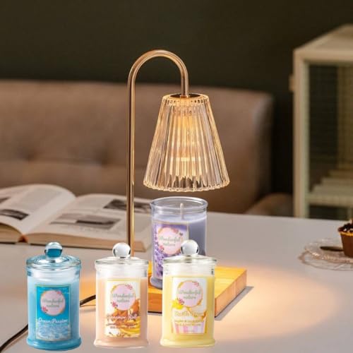 Wonderfulnature Lavender de Provence Pure Essential Oil Scented Candle, Aromatherapy WONDERFUL NATURE