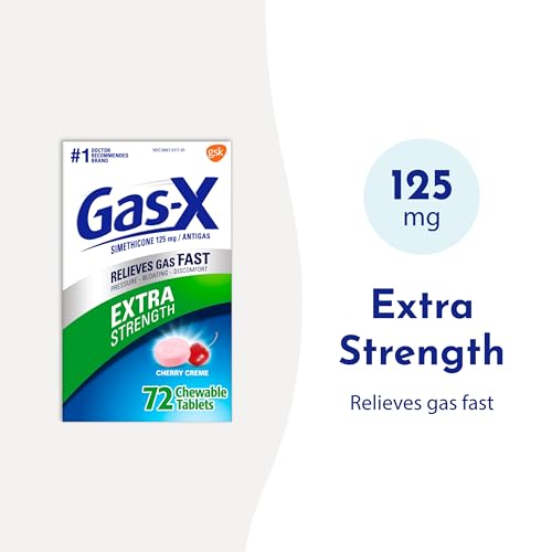 Gas-X Extra Strength Chewable Gas Relief Tablets with Simethicone 125 mg Gas-X