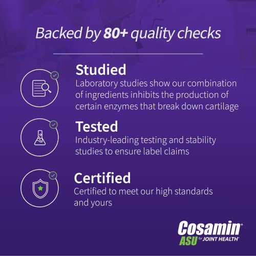 Cosamin ASU Joint Health Supplement – Advanced, Faster-Acting Formula, 90 Capsules Nutramax Laboratories