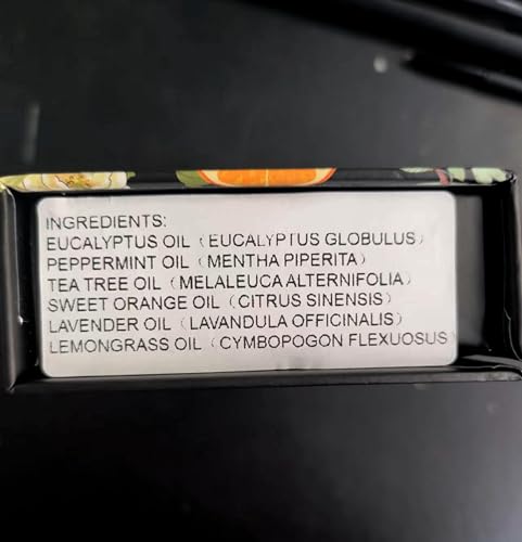 Essential Oils Set 100% Pure Natural DR.NITTA Top 6 Oils for Massage,Diffusers,Humidifier DR.NITTA