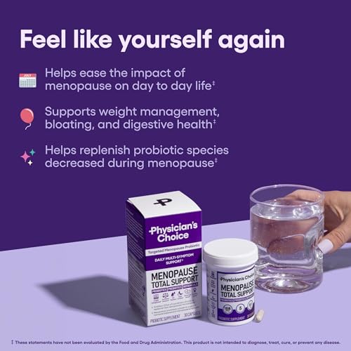 Physician's CHOICE Total Womens Menopause Support Bundle - Womens Probiotic 60ct Physician's CHOICE