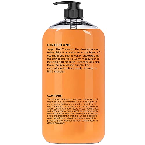 MAJESTIC PURE Hot Cream | Skin Tightening Sweat Cream, Cellulite Cream for Thighs